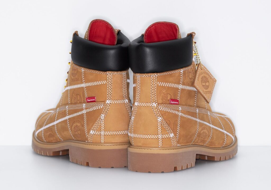Supreme x Timberland Patchwork 6" Premium Waterproof Boot Wheat