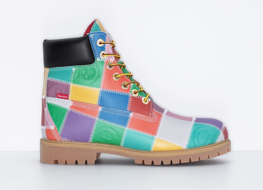 Supreme x Timberland Patchwork 6" Premium Waterproof Boot Multi