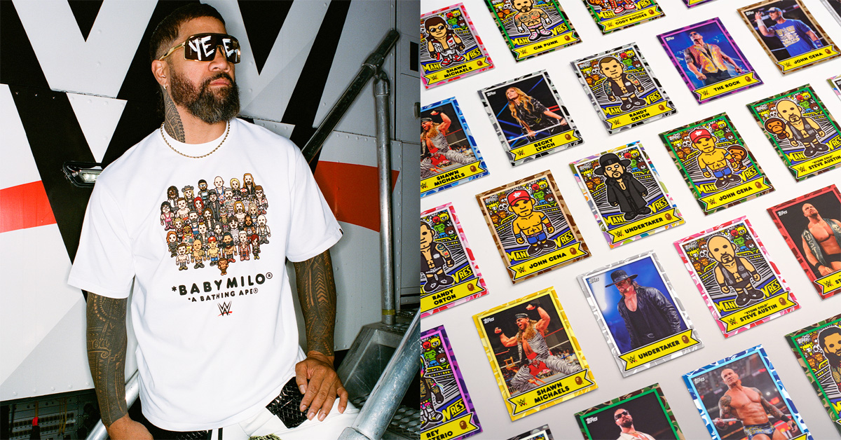 WWE, BAPE, & Topps Drop Collection Ahead of Survivor Series 2025