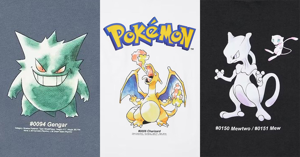 Uniqlo UT Celebrates Pokémon’s 30th Anniversary