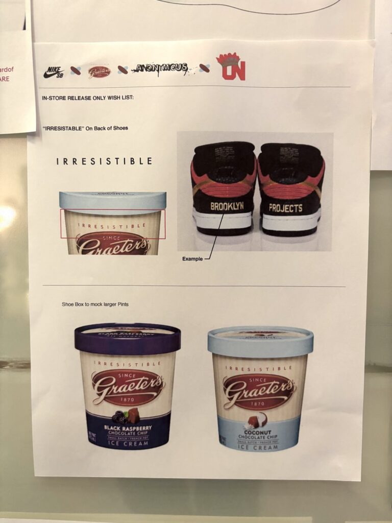 Unheardof Nike SB Graeters Ice Cream "First Date" pack