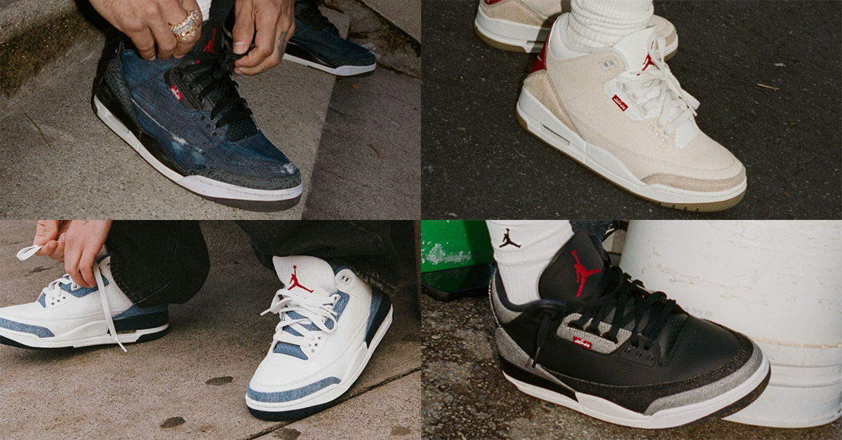 Levi's & Jordan Brand Unveil Air Jordan 3 and Apparel Collection