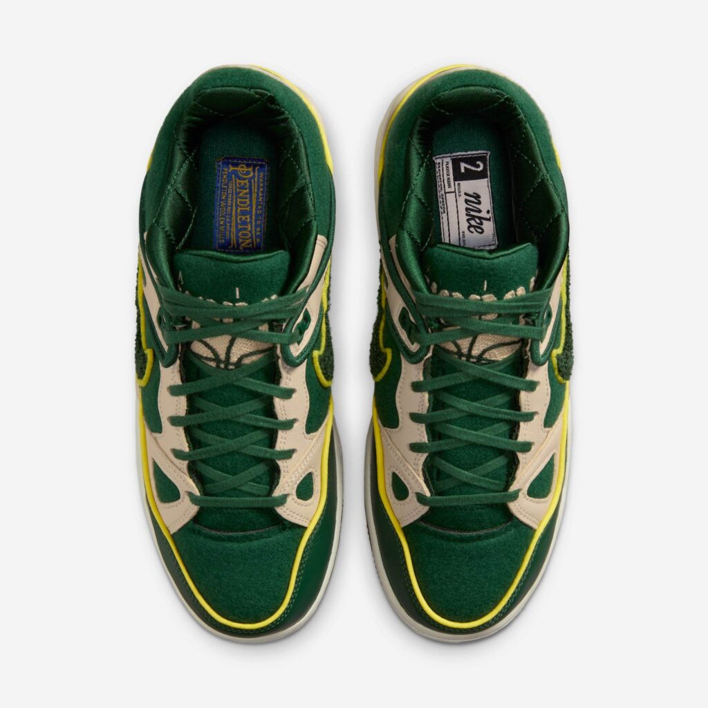 NIGO Nike Air Force 3 “Forest Green” 
Forest Green/Oatmeal-Sail-Forest Green HV5032-300