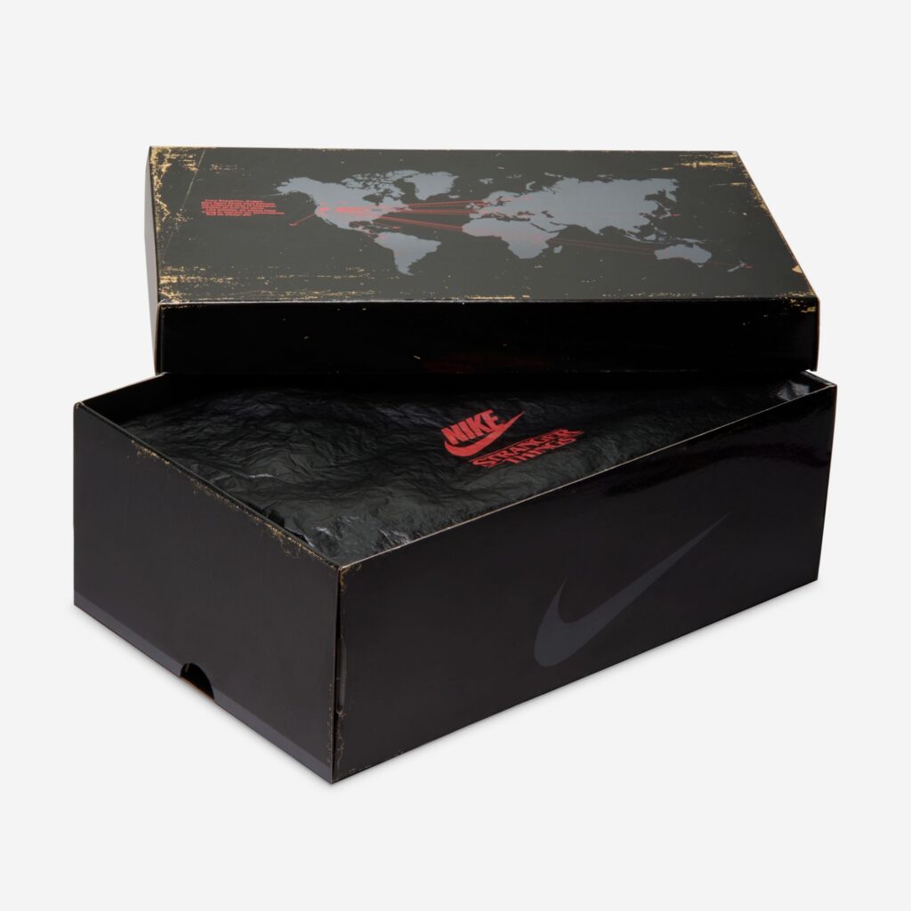 Stranger Things x Nike Air Foamposite One box