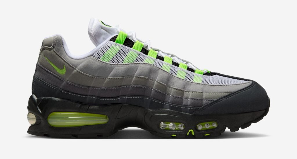 Nike Air Max 95 OG “Neon” Black/Cool Grey-Neon Yellow
HM4740-001