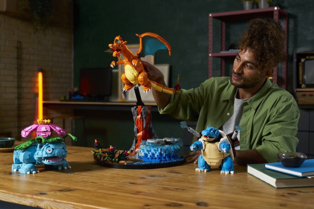 Pokémon x LEGO Venusaur, Charizard, and Blastoise 72153