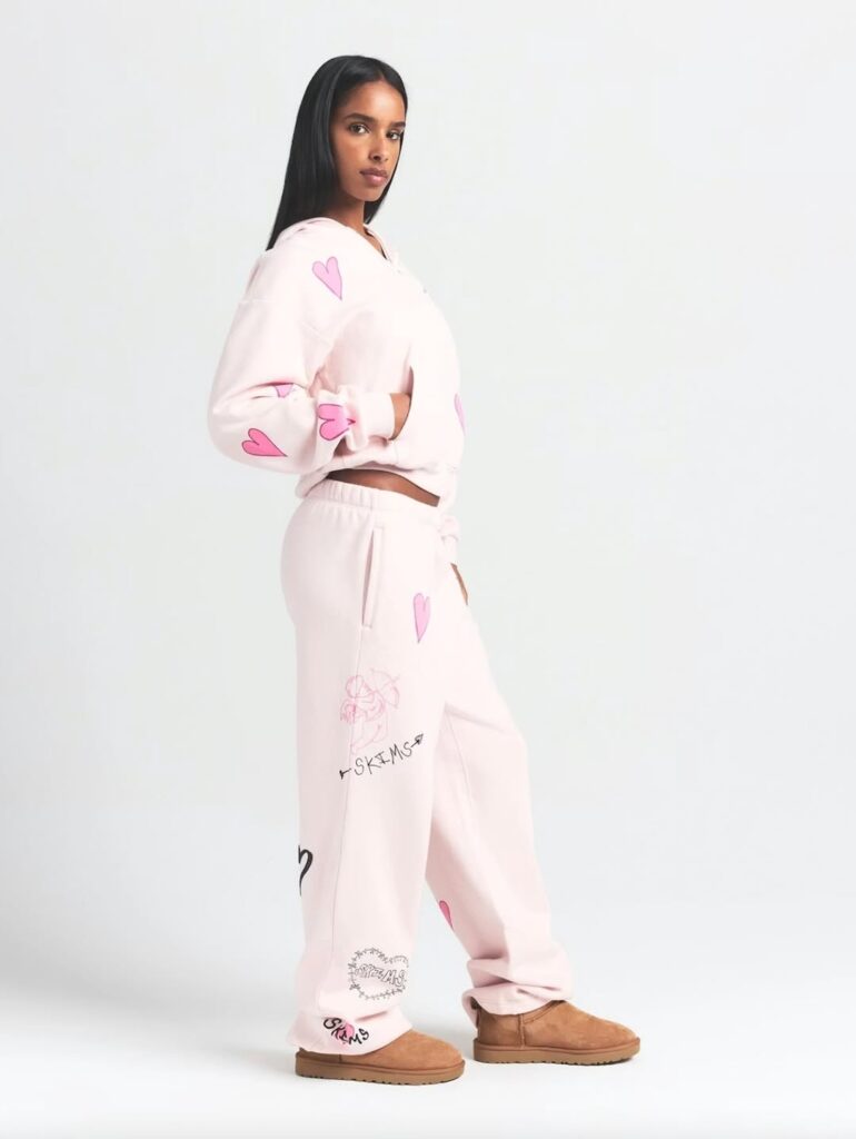 SKIMS x AssPizza Valentine's Day Classic Zip Up Hoodie