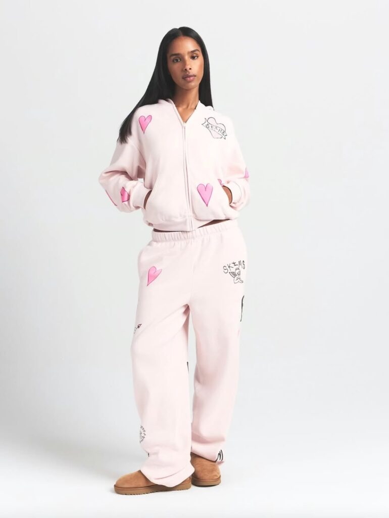 SKIMS x AssPizza Valentine's Day Classic Zip Up Hoodie