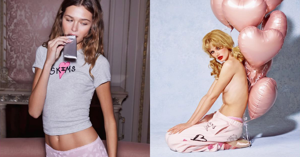 SKIMS Taps Asspizza for Valentine's Day Drop