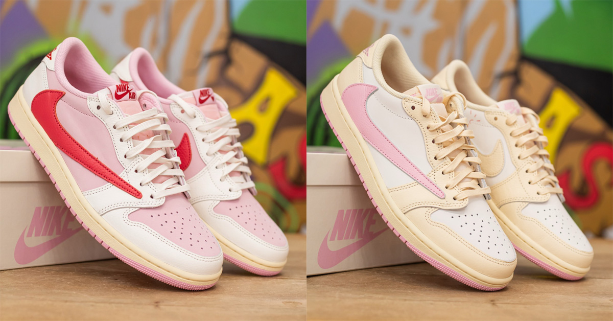 Travis Scott x Air Jordan 1 Low OG Dropping in Two Pink Colorways