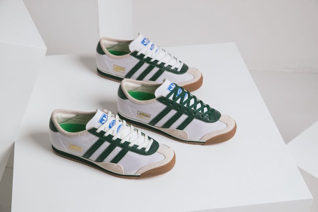 up there adidas consortium adidas melbourne footwear white/dark-green off-white kj4237