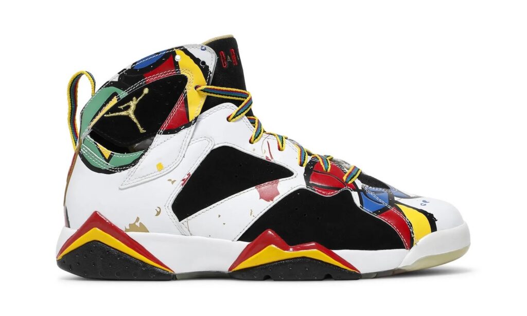 Air Jordan 7 “Miro” White/Metallic Gold-Sport Red-Varsity Royal IQ6573-100