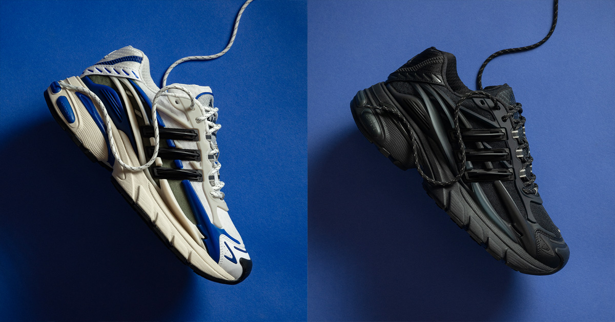 Pharrell x adidas Adistar Jellyfish Drops in "Royal Blue" and "Triple Black"