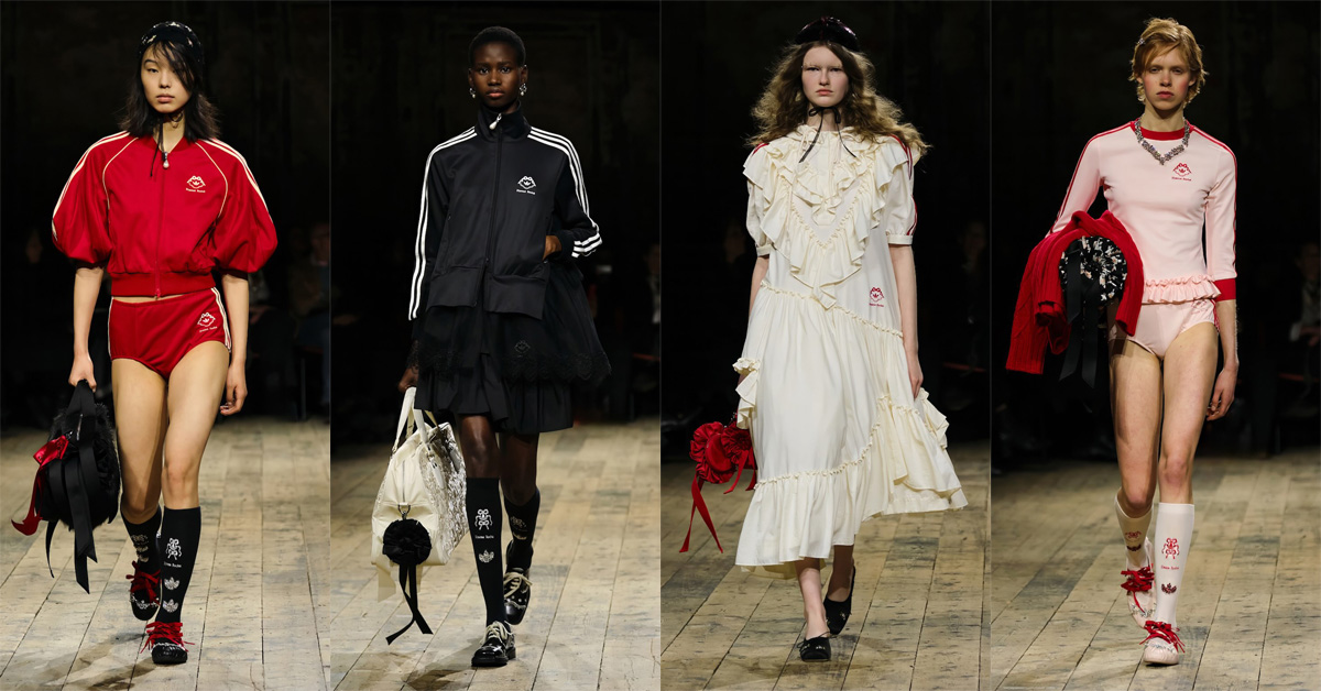 Pearls, Bows and Three Stripes: Simone Rocha x adidas Originals Debut