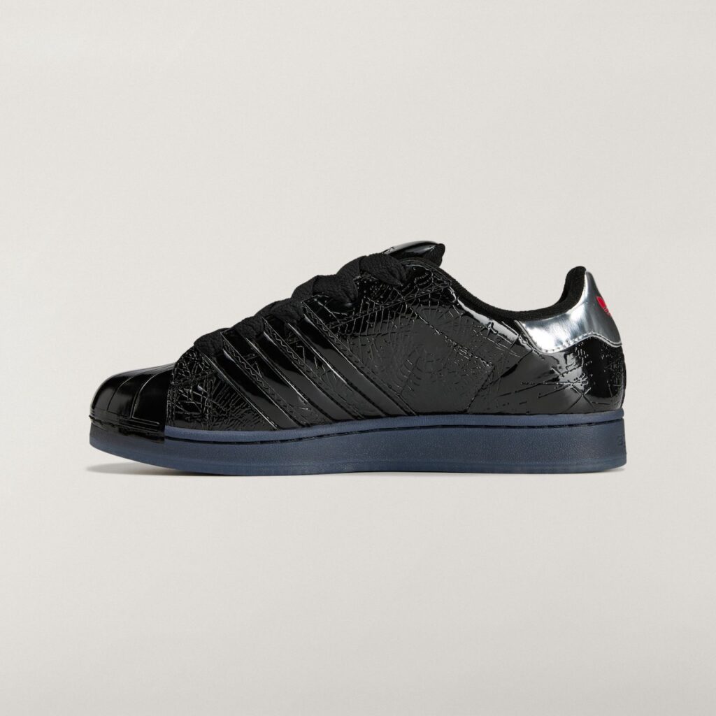 Sp5der adidas Superstar Core Black/Silver Metallic KJ7021
