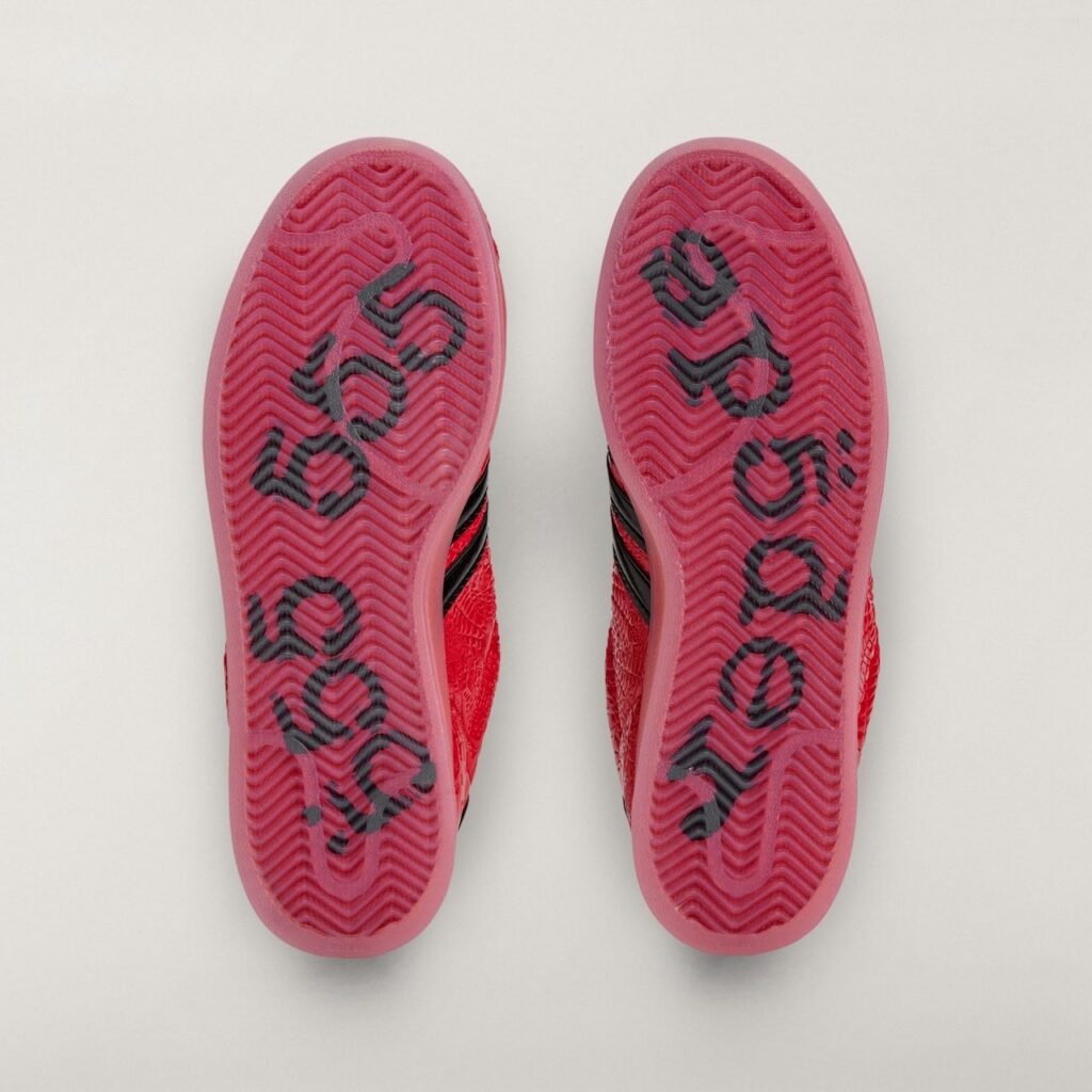 Sp5der adidas Superstar Red/Core Black-Silver Metallic KJ7005