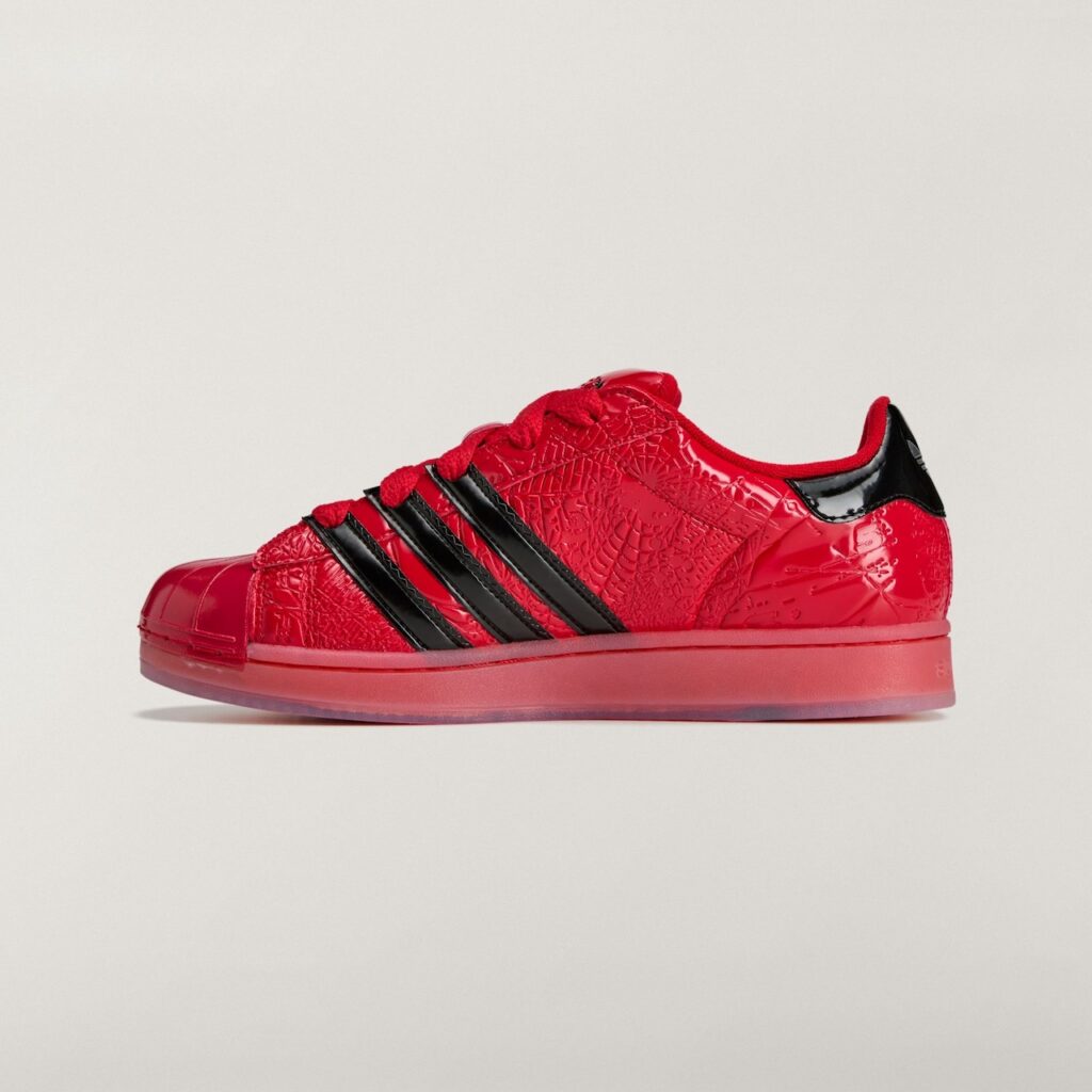 Sp5der adidas Superstar Red/Core Black-Silver Metallic KJ7005