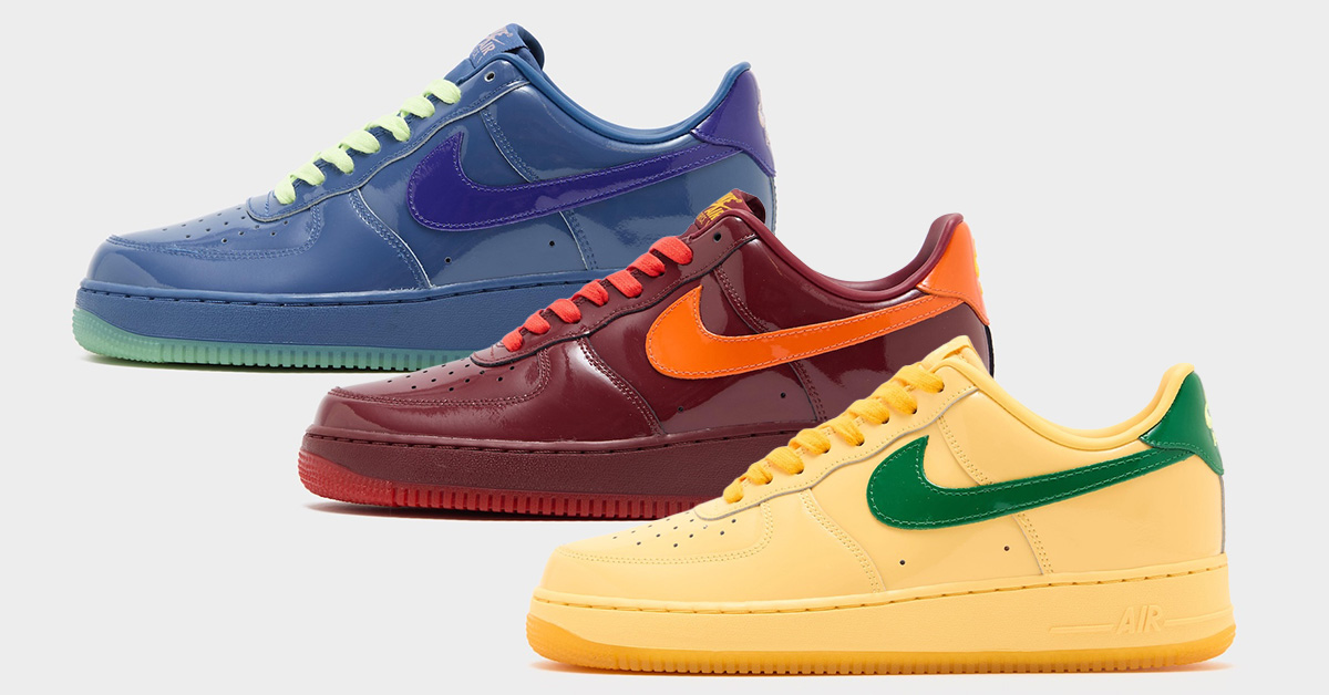 Nike Is Dropping a Pack of Colorful Patent Leather Air Force 1s