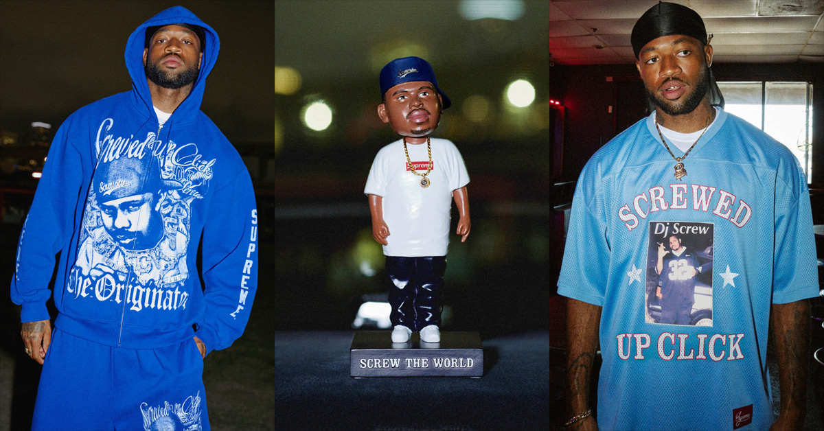 Supreme Celebrates DJ Screw with New Collection