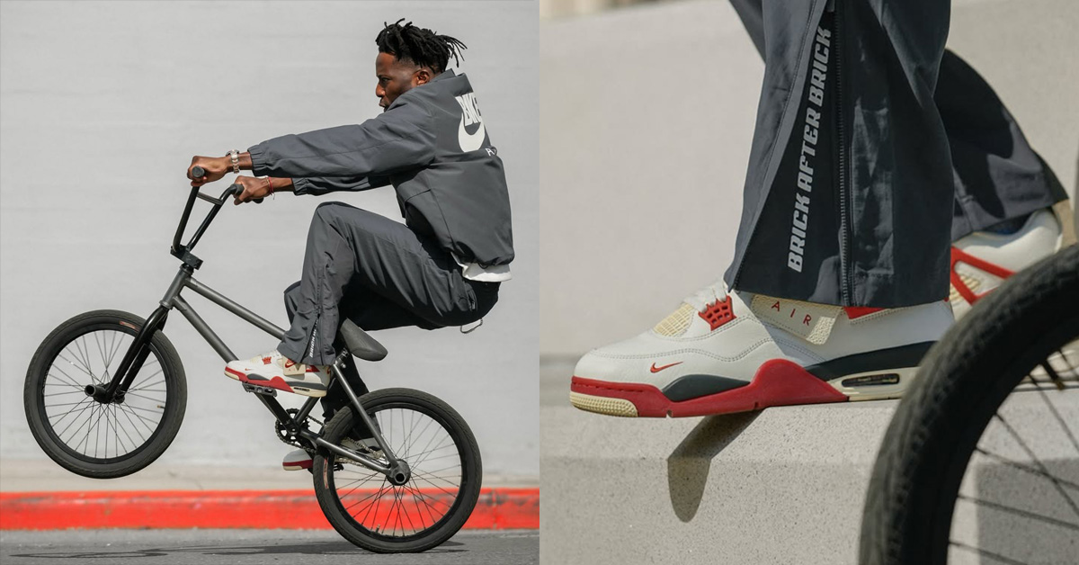 Nigel Sylvester’s Next Air Jordan 4: “Brick After Brick”