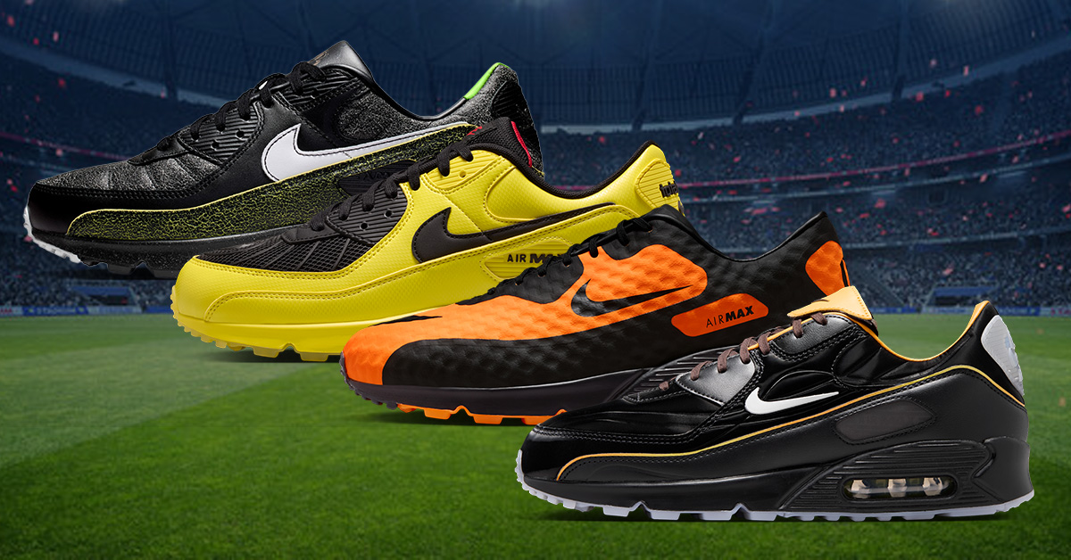 Nike’s Mad 90 Pack Reimagines the Air Max 90 as Four Classic Football Boots
