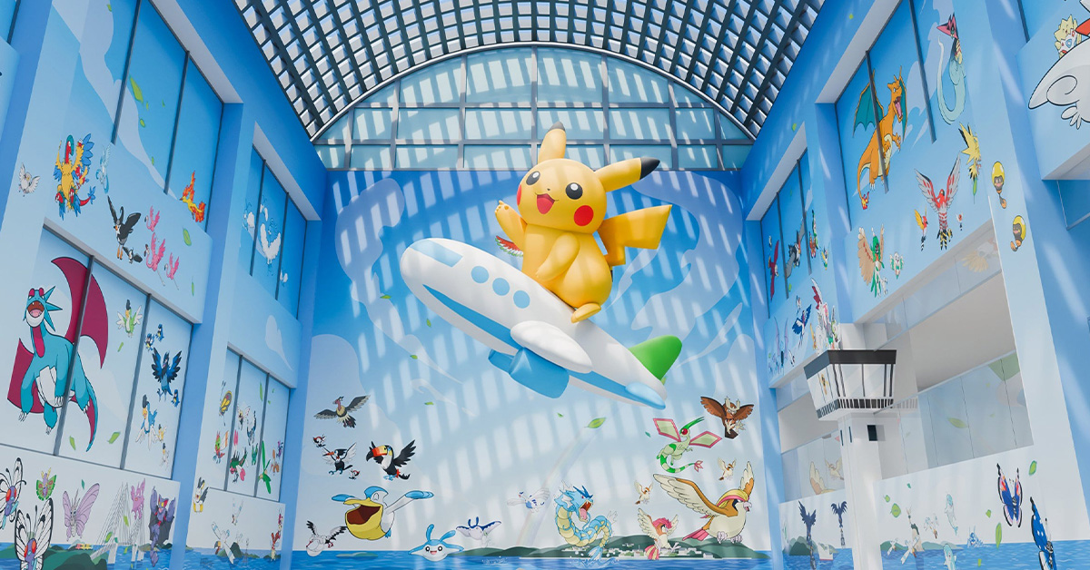 World’s First Pokémon Airport Opens in Japan