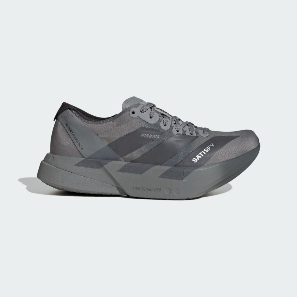 Satisfy x adidas Adizero Adios Pro 4