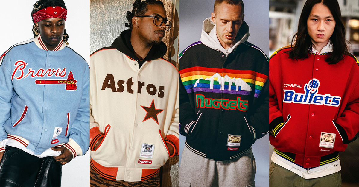 Supreme x Mitchell & Ness Reunite for MLB & NBA Collection