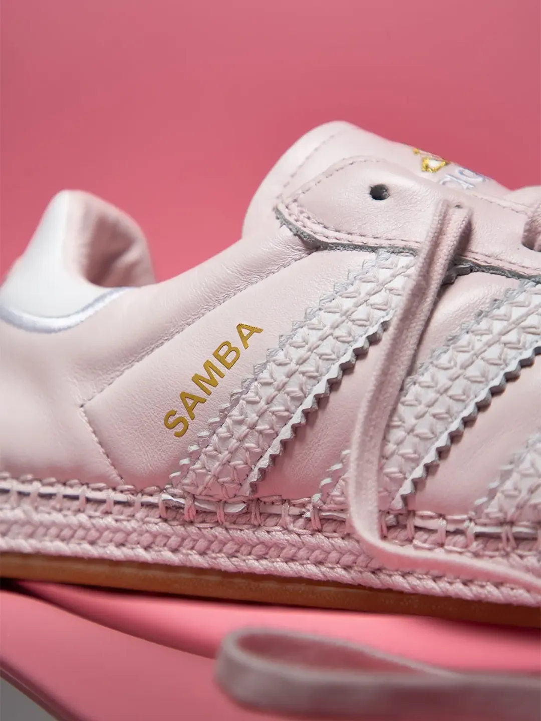 CLOT x adidas Samba Espadrille "Floral Pink"