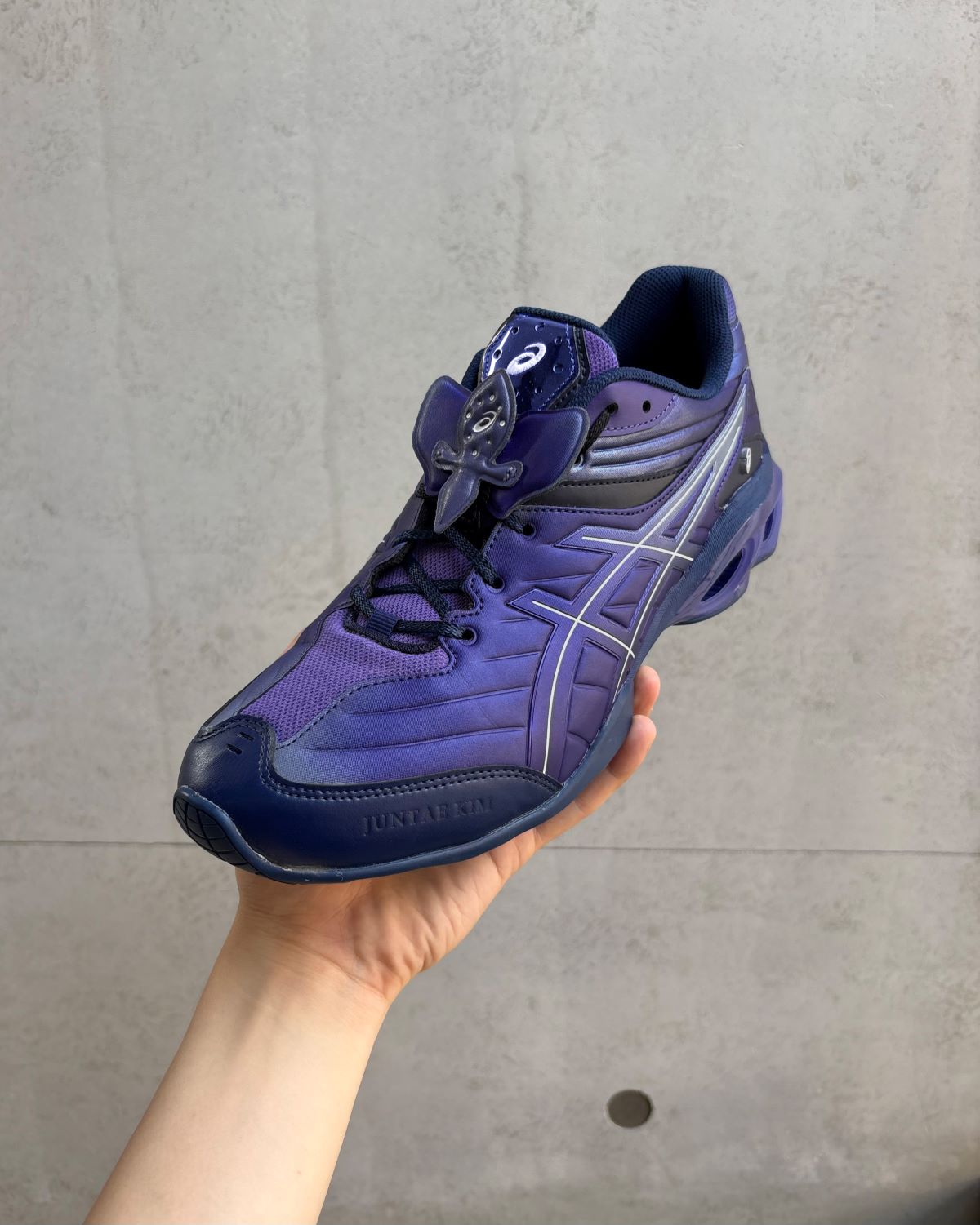 Juntae Kim x ASICS GEL-KINETIC FR
Purple