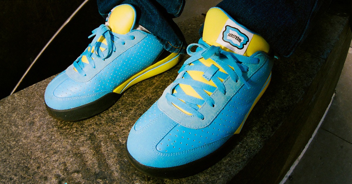ICECREAM & Reebok Bring Back the “Pale Cerulean” Board Flip
