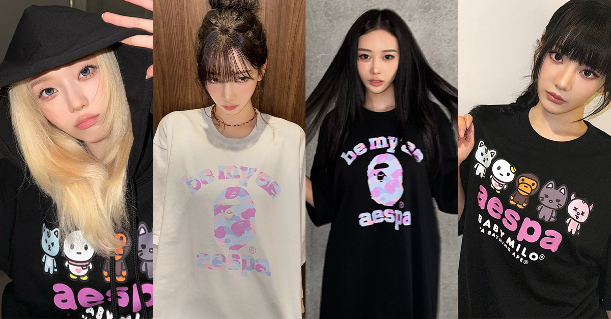 aespa Enters the BAPE Universe