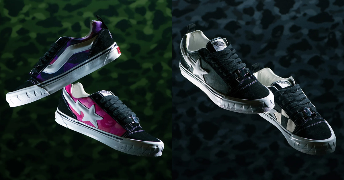 BAPE Adds Its Signature Camo to the Vans Knu Skool