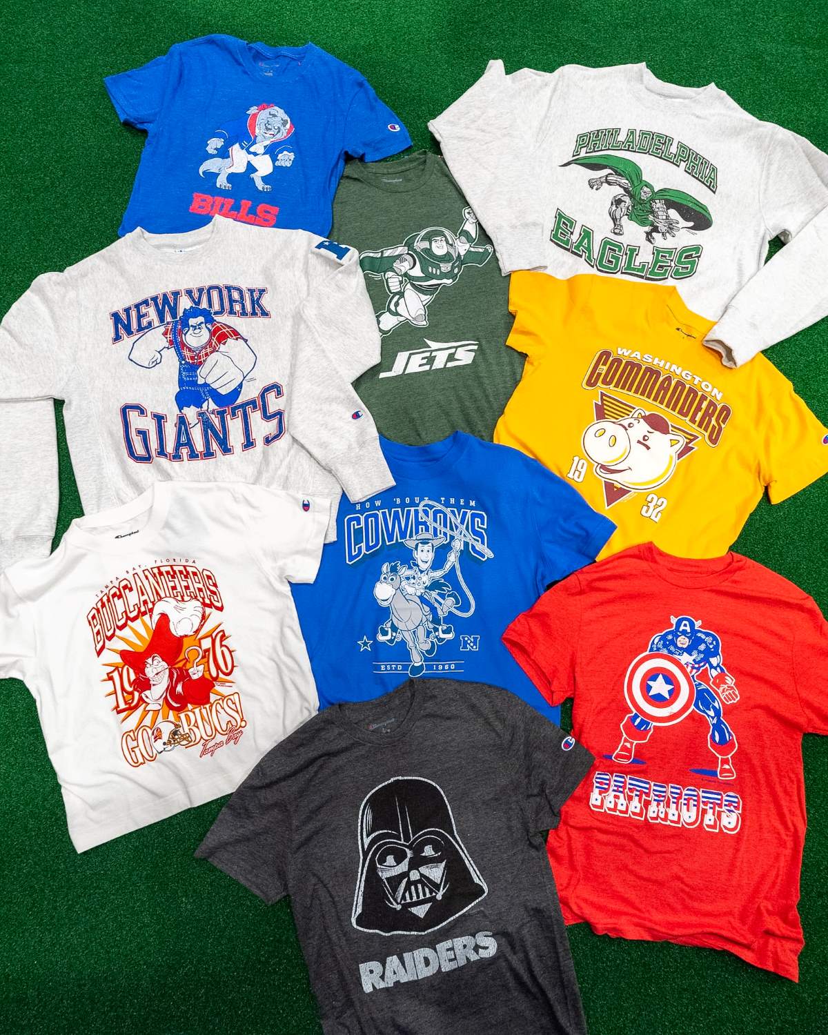 Disney x Champion NFL Collection