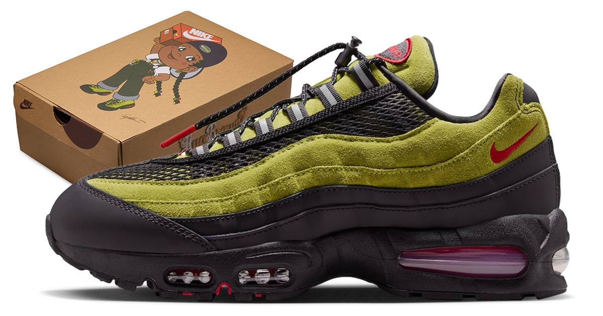 Brooklyn Artist Aya Brown Drops Her Own “Atomic Green” Nike Air Max 95