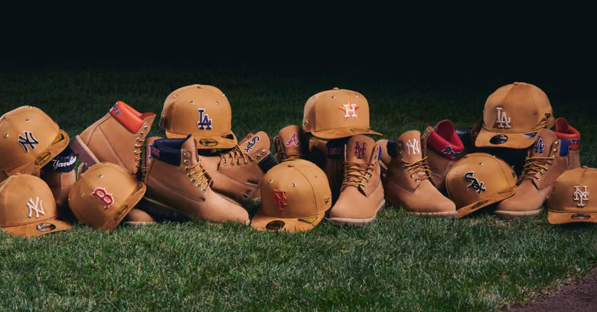 Timberland, New Era & MLB Team Up for Wheat Boot and Cap Collection