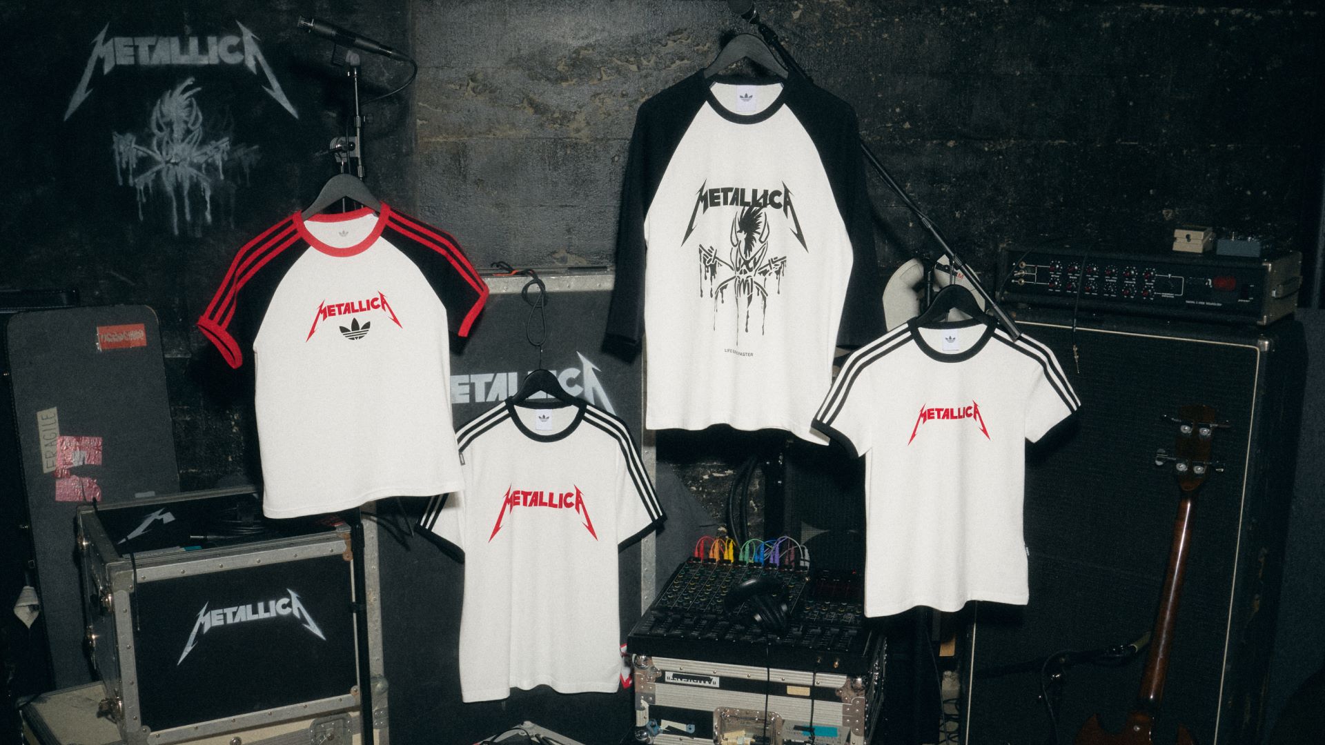 Metallica x adidas Originals "Life Burns Faster" Tour Merch