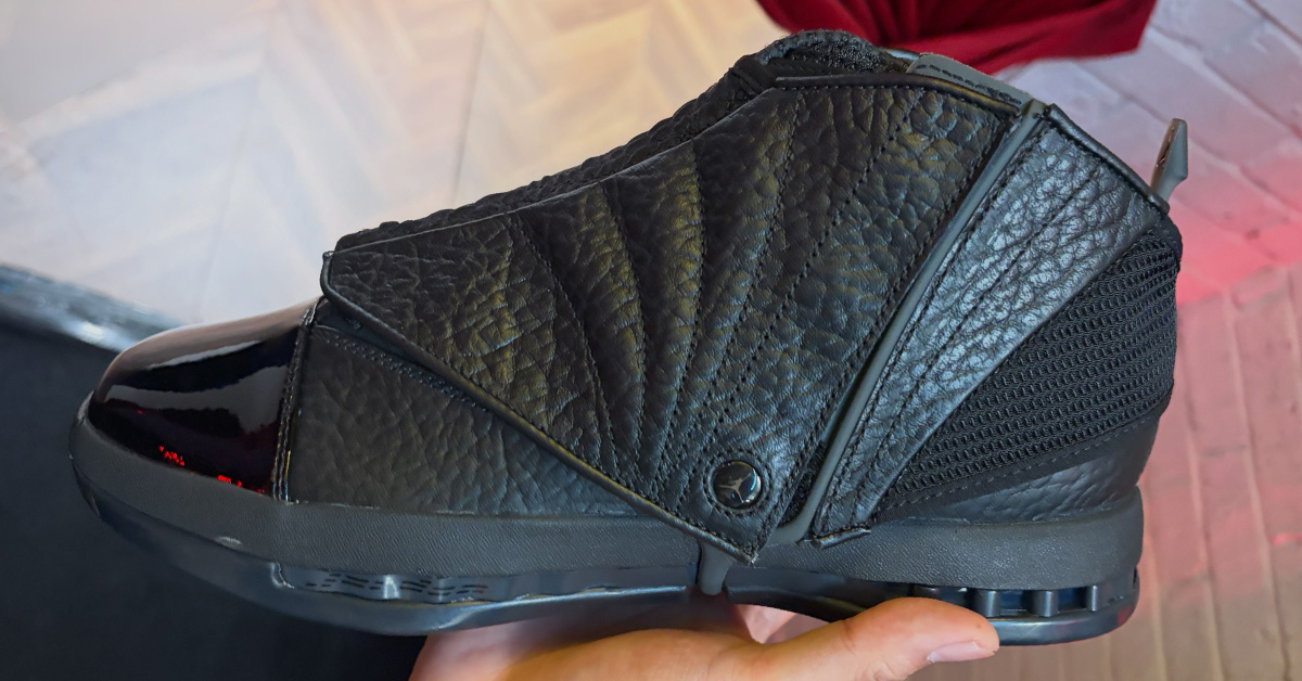 Air Jordan 16 Returns in Holiday 2026 “Black Pack”