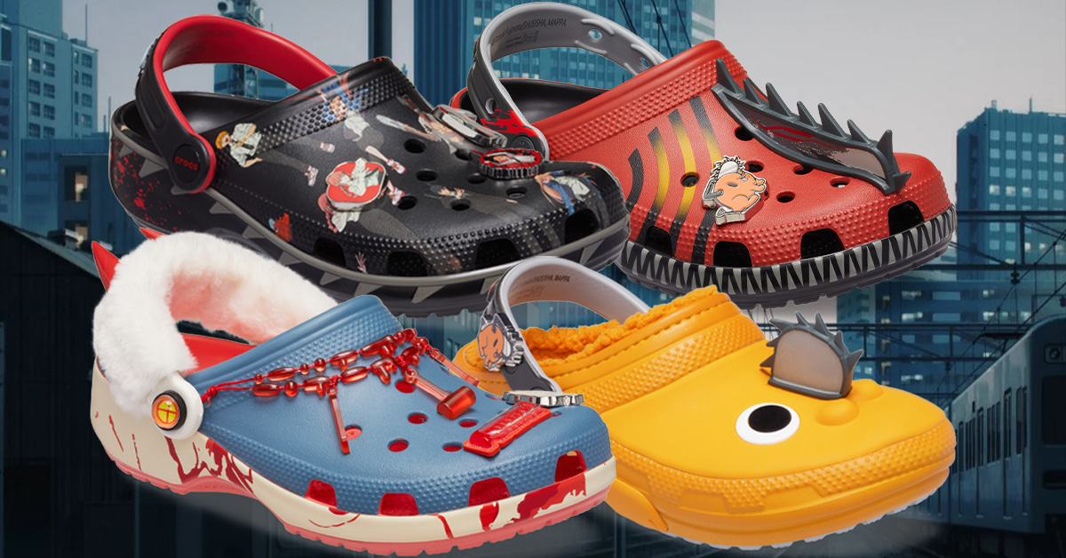 Crocs Enters the World of Chainsaw Man With 4-Piece Clog Collection