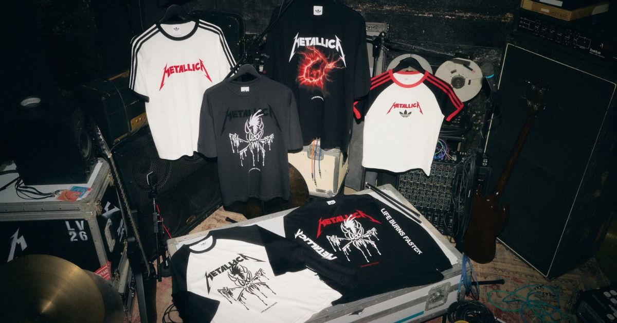 adidas Originals Teams Up With Metallica for Sphere Residency Merch