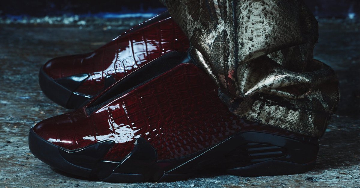Mowalola Reveals Air Jordan 14 Patent Croc Mule Pack for Spring 2027