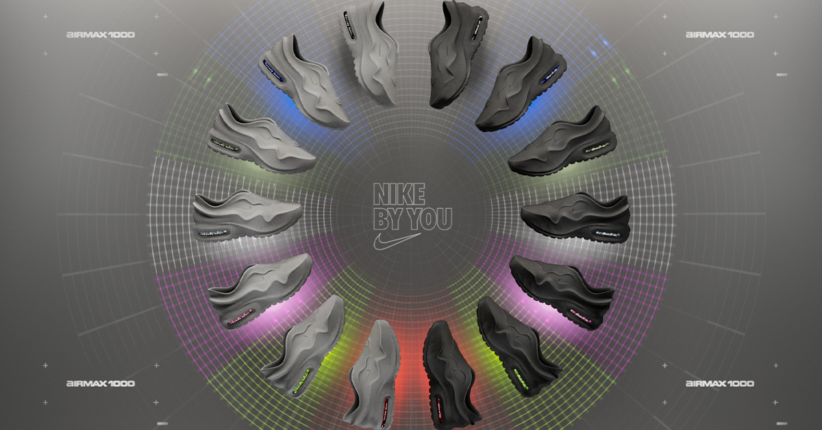 3D-Printed Air Max 1000 Arrives on Nike By You With 14 Customization Options