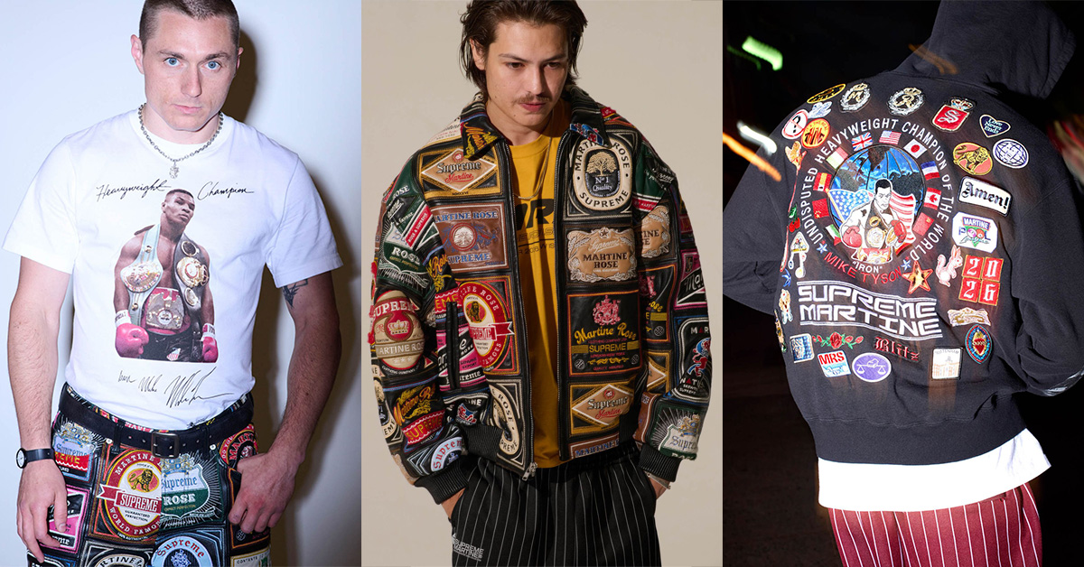 Supreme & Martine Rose Pay Tribute to Mike Tyson With FW26 Collection